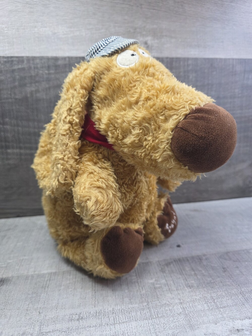 Kohls Cares Sandra Boynton Plush Puppy Dog Stuffed 15" Train Conductor b104